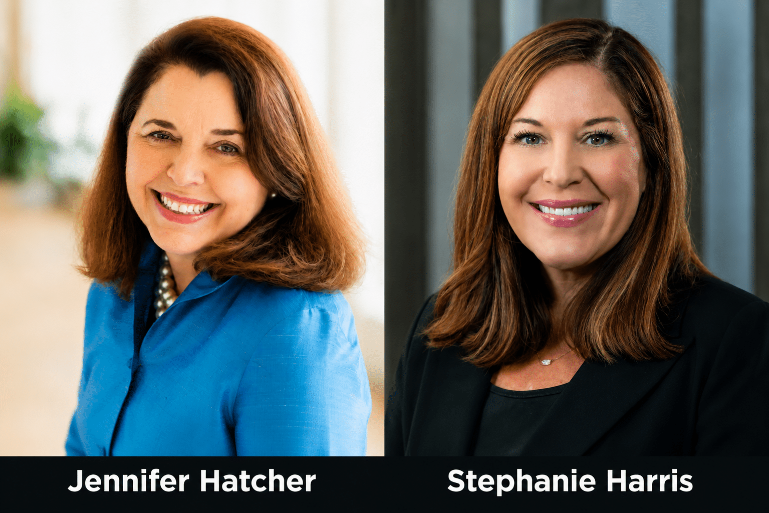 Jennifer Hatcher and Stephanie Harris
