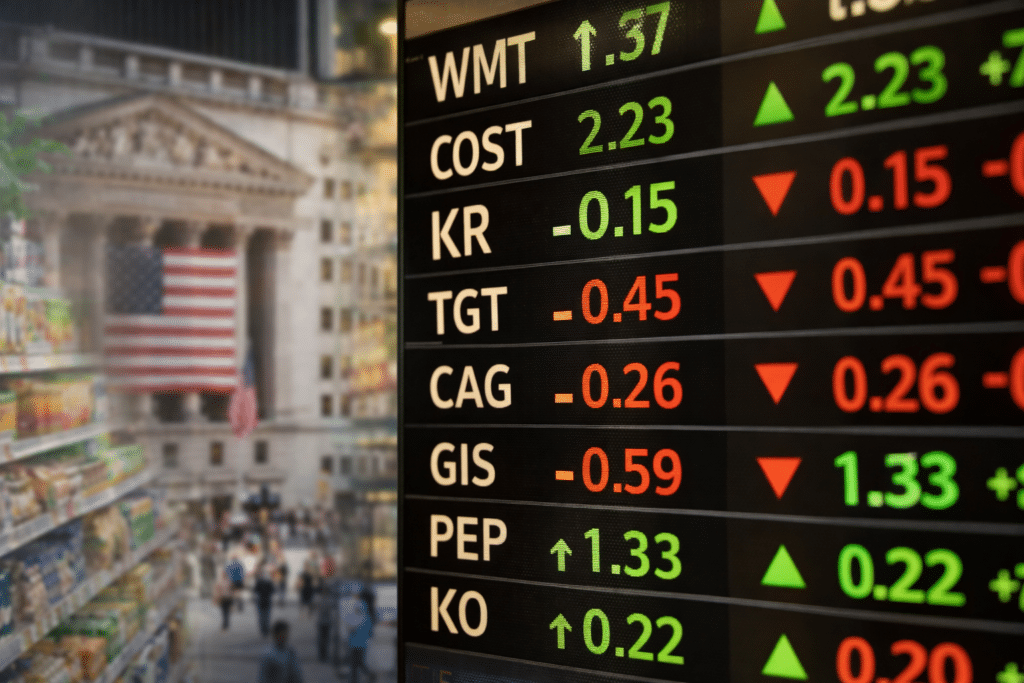 top 10 grocery & cpg stocks