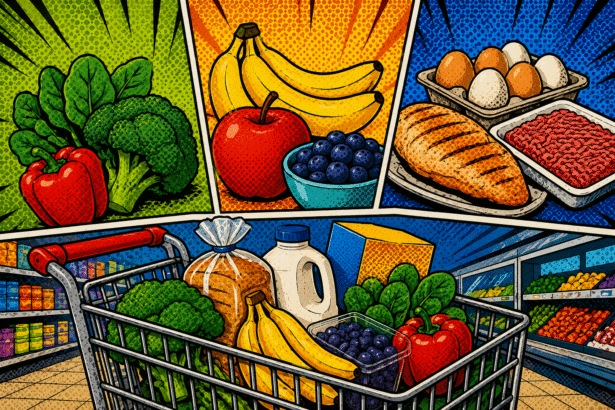 3-3-3 grocery basket
