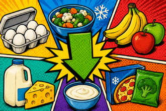 Which grocery categories are getting cheaper right now?