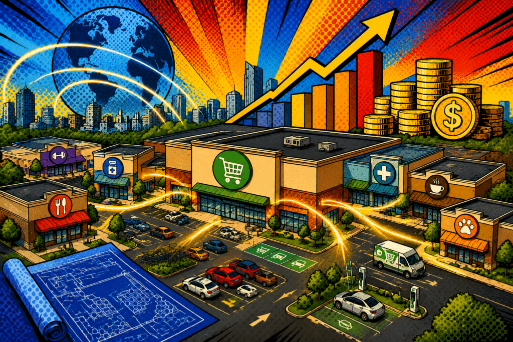 grocery-anchored retail