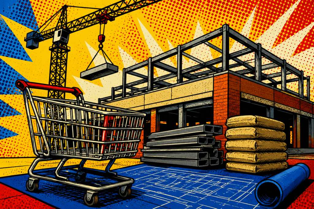 new supermarket construction