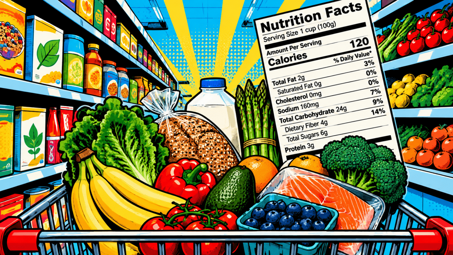 how to find healthy foods in the grocery store