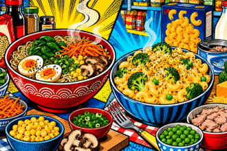eat ramen or mac and cheese every day