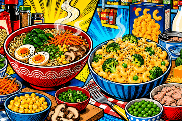 eat ramen or mac and cheese every day