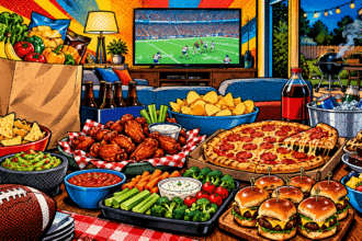 football watch party grocery merchandising