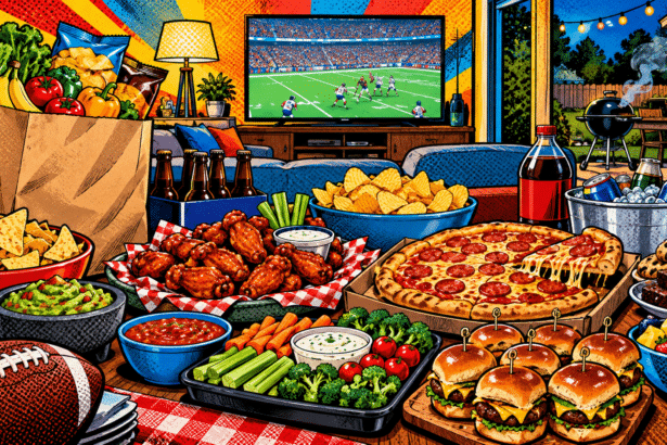 football watch party grocery merchandising