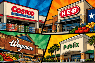 Costco Publix HEB Wegmans